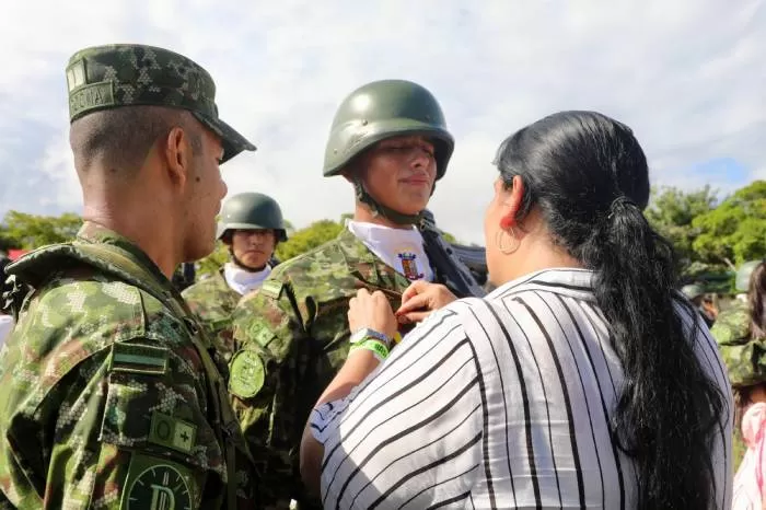 Futuros suboficiales del Ejército Nacional dijeron ¡Sí, Juro! para servir a la patria