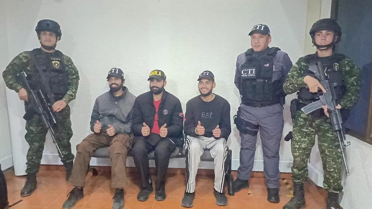 Tres ciudadanos de la India que habían sido secuestrados en la frontera con Ecuador fueron rescatados por tropas del Ejército en Nariño
