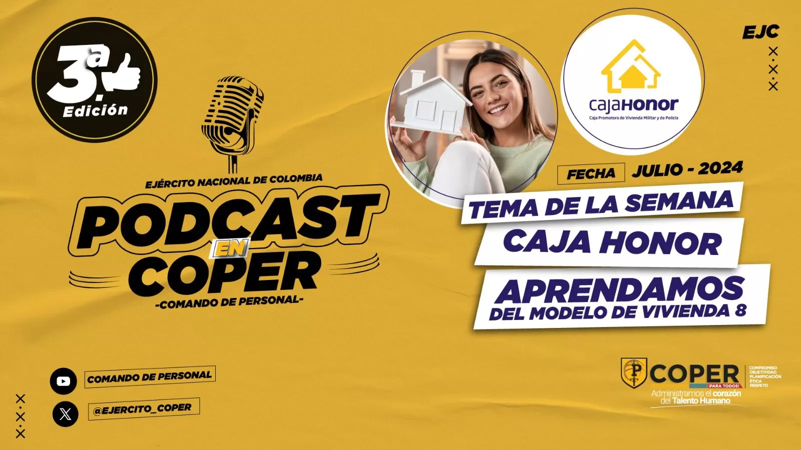 PODCAST COPER N° 3 Vivienda propia para la familia militar.