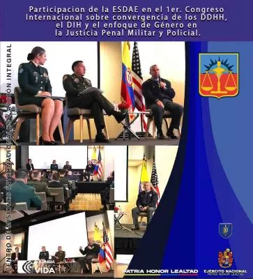 La ESDAE participa en el primer Congreso Internacional sobre Derechos Humanos, Derecho Internacional Humanitario y enfoque de género