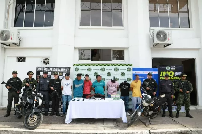 Contundente golpe a las disidencias en Santander: capturados siete presuntos integrantes de la Segunda Marquetalia, entre ellos dos de sus cabecillas