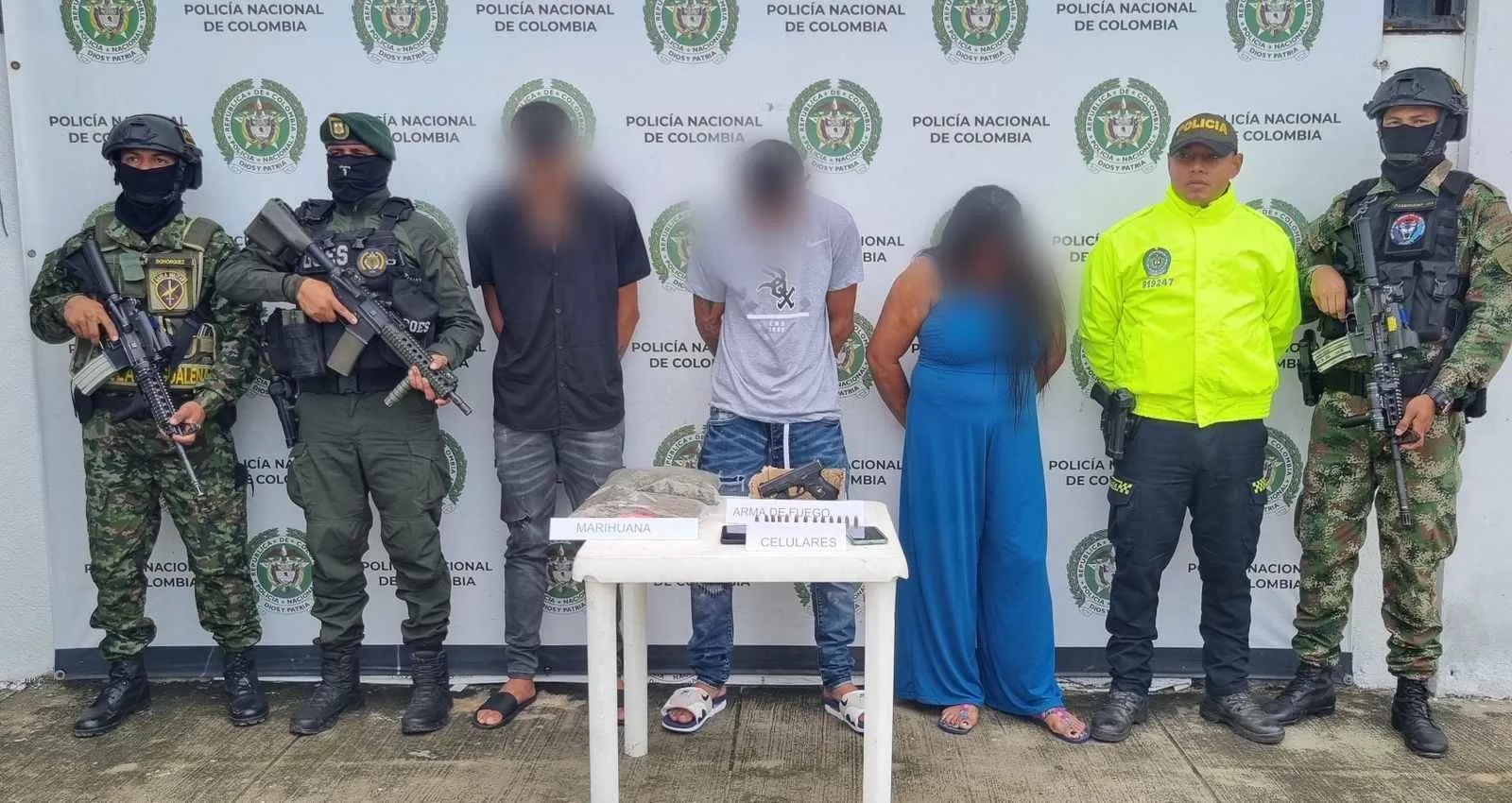 Gaula Militar Magdalena captura a tres presuntos integrantes de las Autodefensas Conquistadoras de la Sierra Nevada en Guachaca