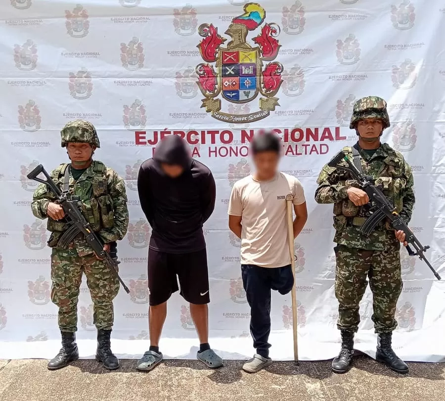 Ejército Nacional captura en Carurú a presuntos criminales encargados del reclutamiento forzado de menores en el Vaupés