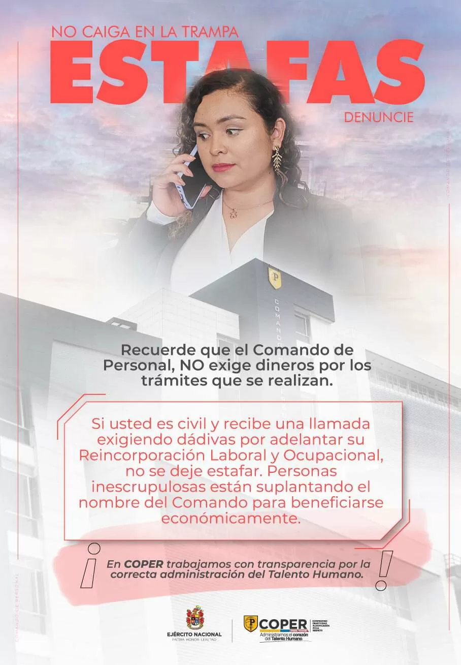 No caiga en ESTAFAS