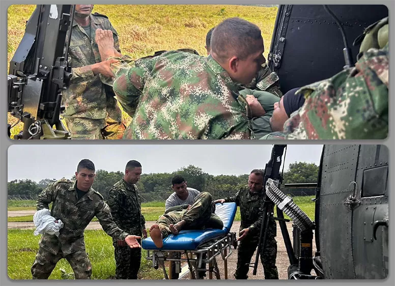 Rápida reacción de Ejército salvó vida de soldado en el Meta