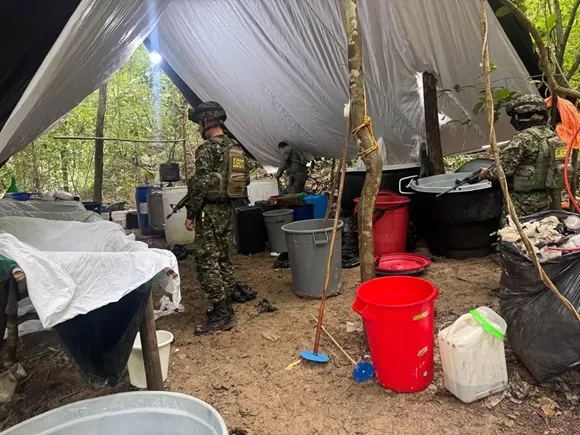 Ubicado laboratorio para procesar cocaína en el área rural de Cúcuta