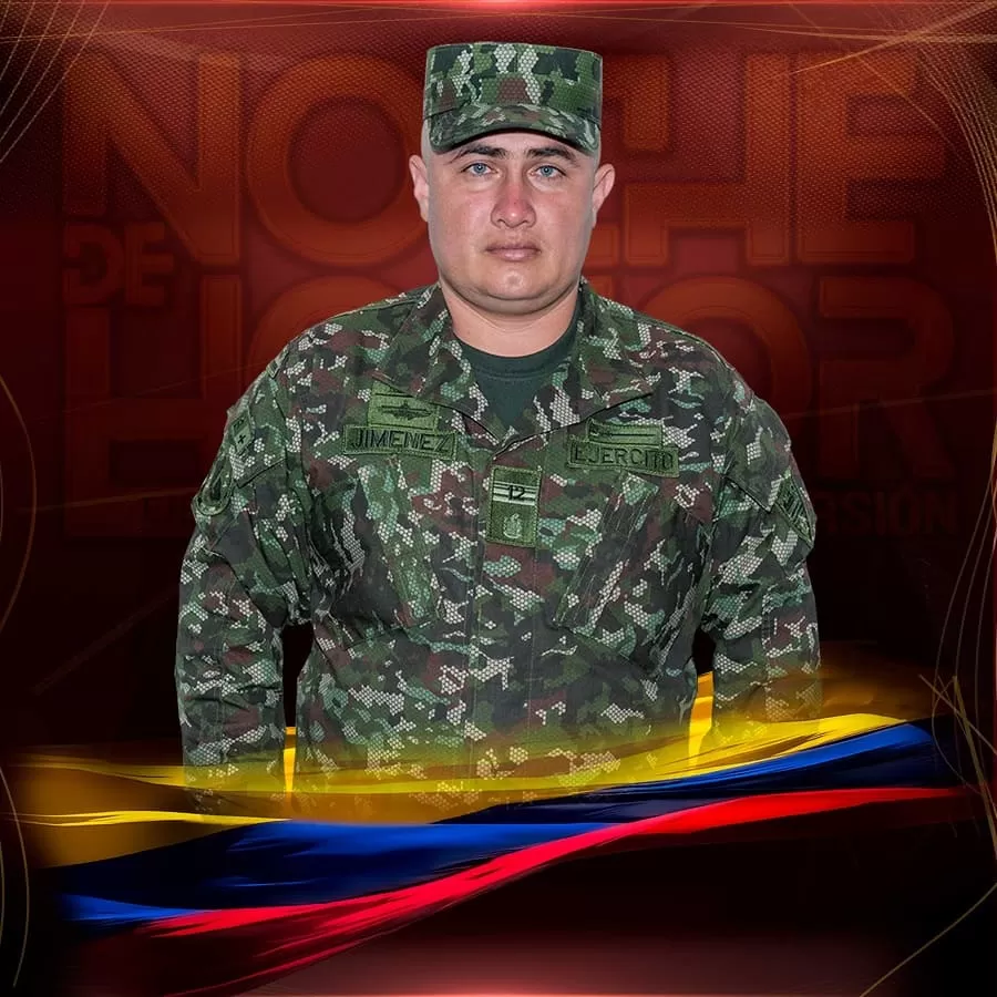 Soldado caqueteño es homenajeado por su invaluable trabajo al servicio de los colombianos, en la Noche de Honor
