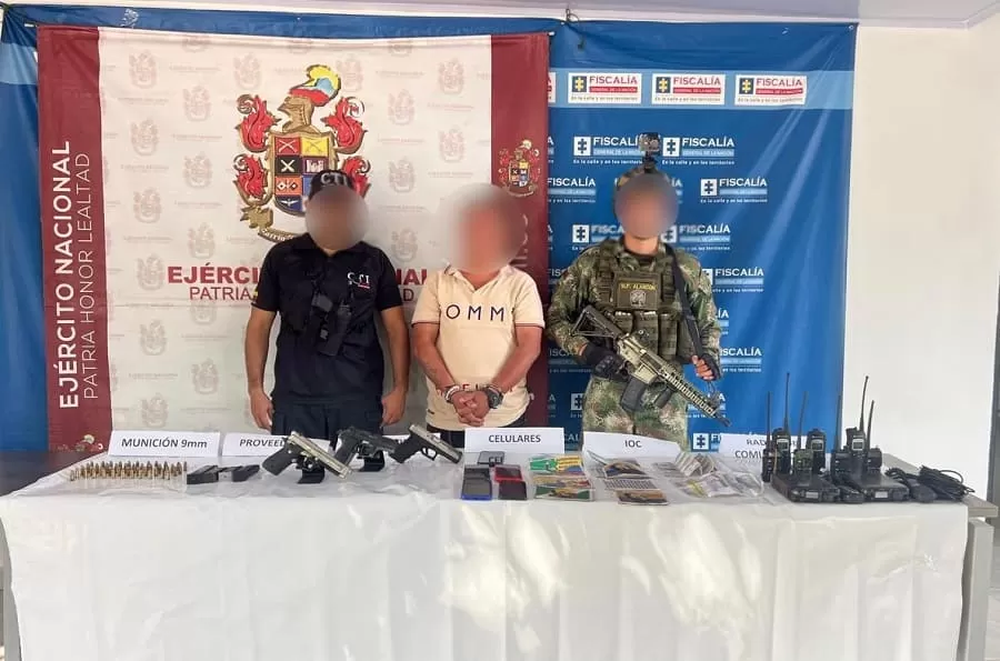 Capturado alias Alexis, presunto cabecilla de zona y finanzas del Clan del Golfo, en Nechí, Antioquia