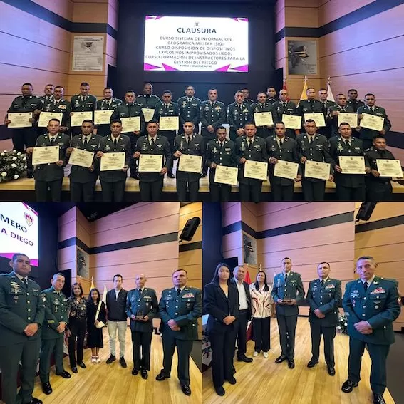 La Escuela de Ingenieros Militares termina con éxito la clausura de cursos avanzados de formación militar
