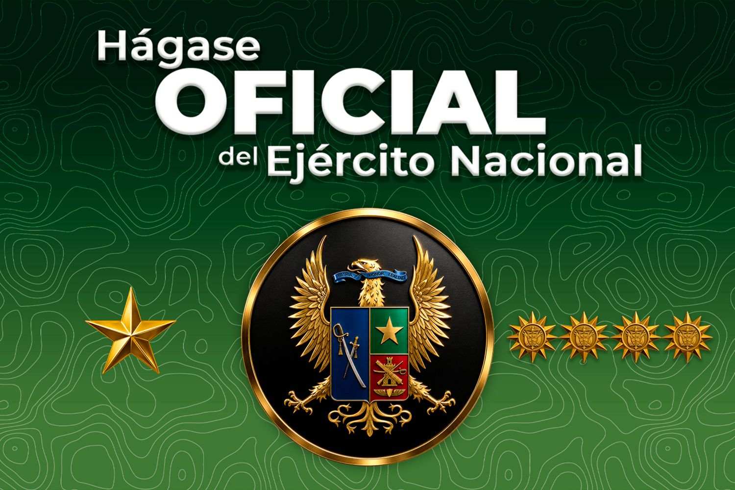 Hágase Oficial del Ejército Nacional