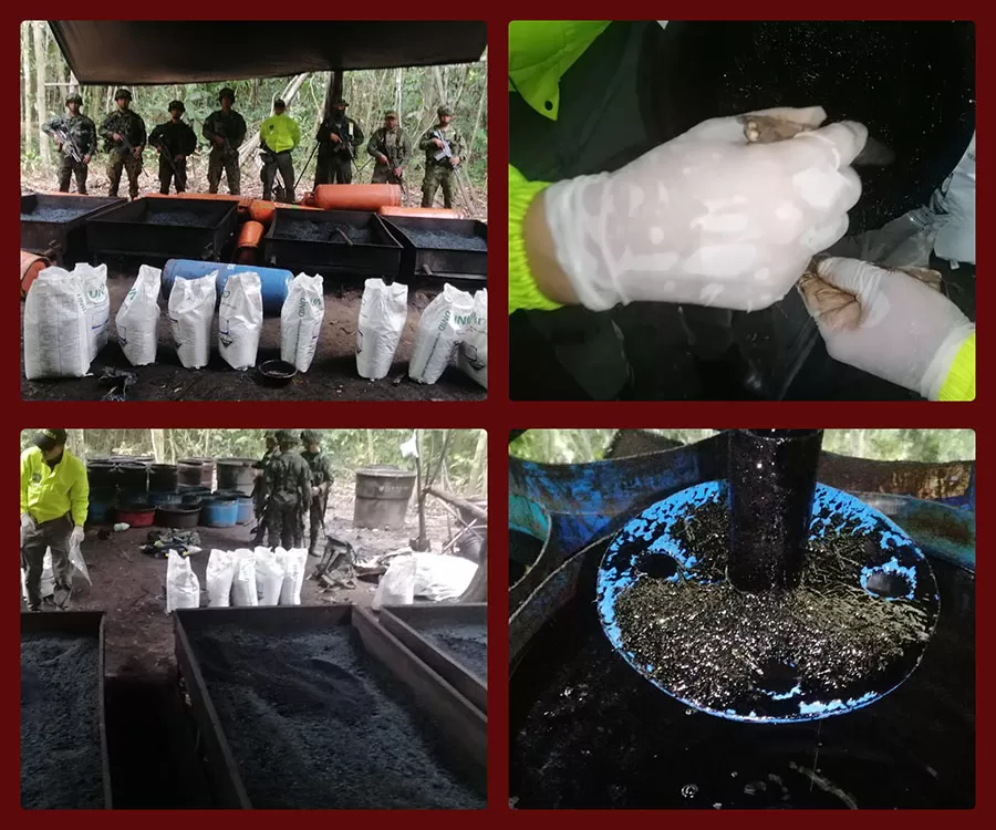 Laboratorio de permanganato de potasio fue destruido en operación del Ejército en el Guaviare