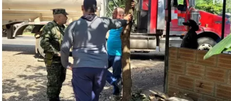 Ejército Nacional controla la seguridad en Guahinte, Jamundi