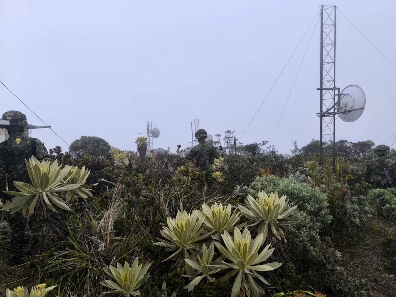 Tropas del Ejército desarticulan gran central de comunicaciones en la que las disidencias Franco Benavides planeaban acciones terroristas en Nariño
