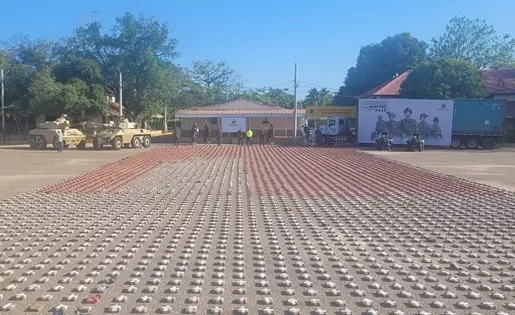 Tres toneladas de marihuana incautadas por el Ejército Nacional en La Guajira