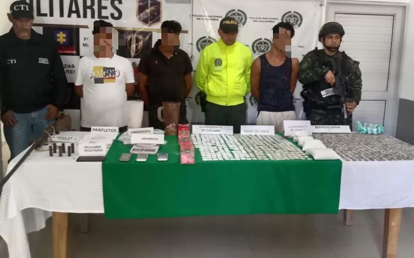 Ejército, Policía y Fiscalía capturan a tres presuntos integrantes del Clan del Golfo en Valledupar