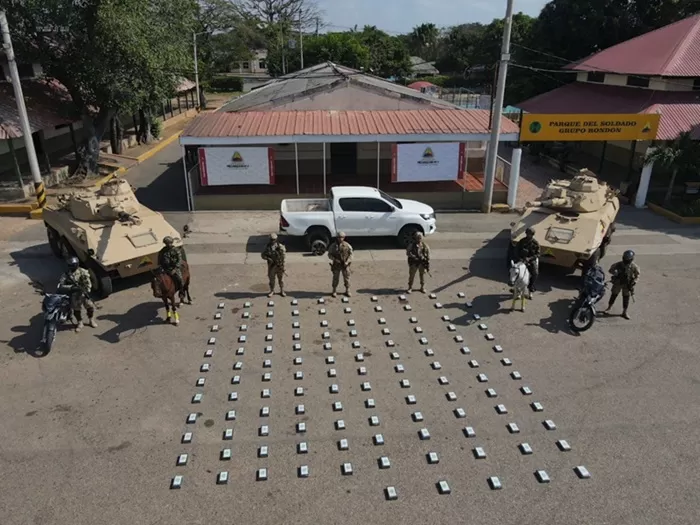 Ejército Nacional incauta más de 125 kilogramos de cocaína del GAO ELN en La Guajira