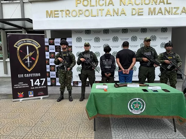 Gracias al uso de drones, el Gaula Militar Eje Cafetero y Gaula Policía de Caldas rescatan a un ciudadano víctima de secuestro extorsivo