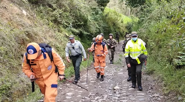 Ejército Nacional encuentra turista extraviado en el valle de Cocora de Salento, Quindío