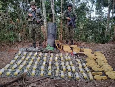 Ejército Nacional ubicó 71 minas antipersonal en el sur de Bolívar