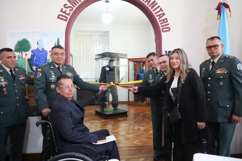 En la conmemoración del Día Internacional de la Sensibilización contras las Minas Antipersonal, se inauguró la Sala de Desminado