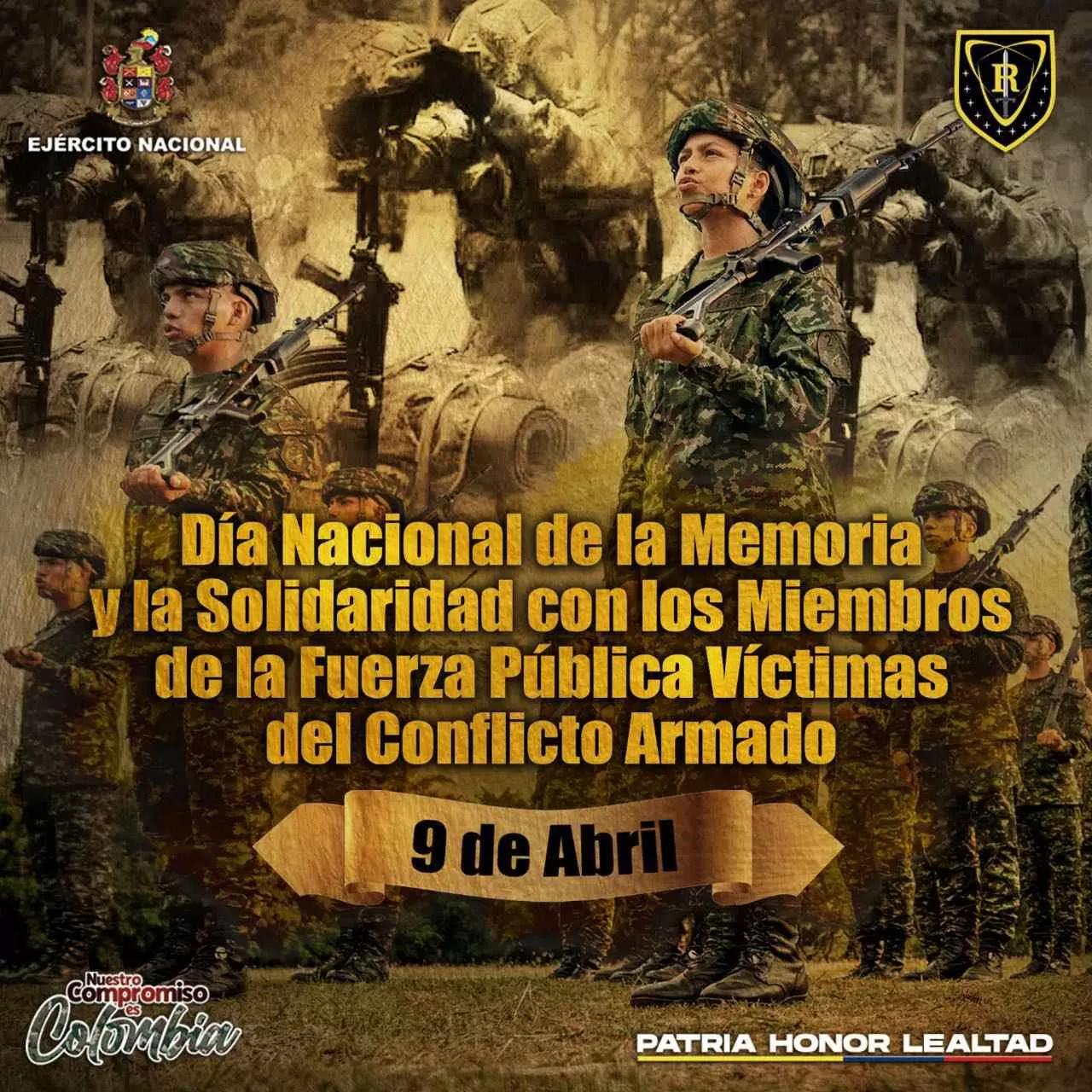 Día Nacional de la Memoria y Solidaridad con los Miembros de la Fuerza Pública Víctimas del Conflicto Armado