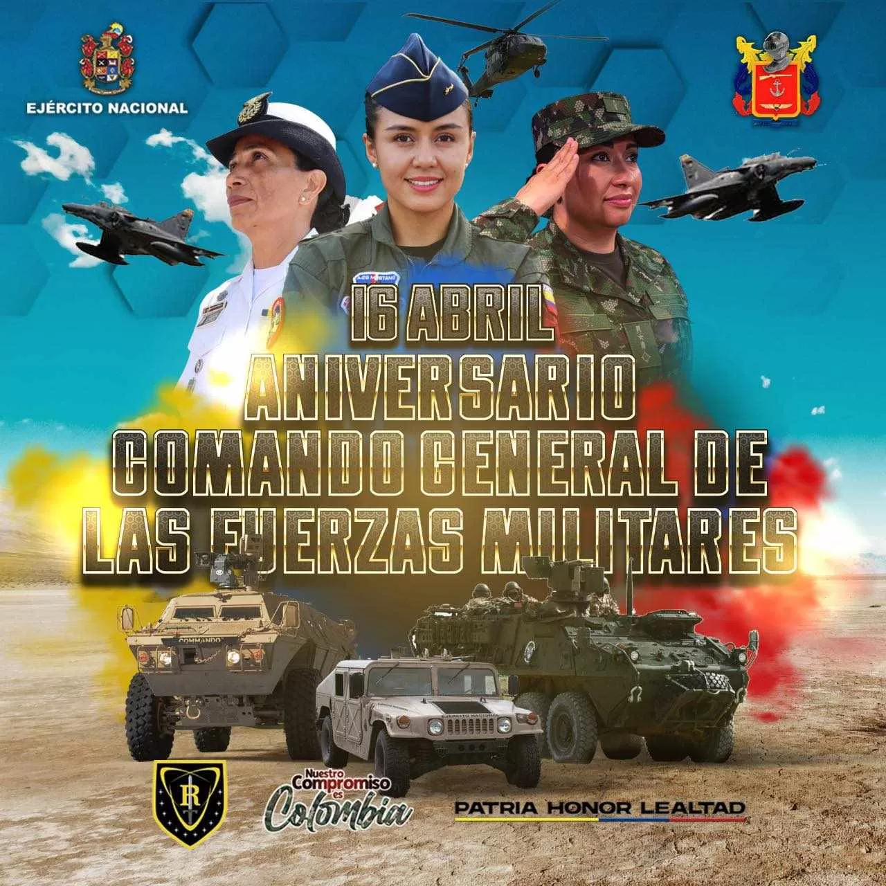 Aniversario del Comando General de las Fuerzas Militares