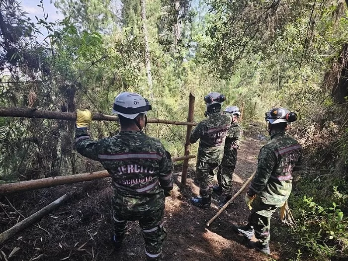 Soldados rescatistas garantizarán respuesta ante emergencias de los peregrinos durante Semana Santa