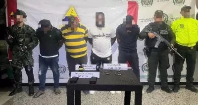 Ejército Nacional capturó a 4 presuntos integrantes del Clan del Golfo en San Juan del Cesar, La Guajira