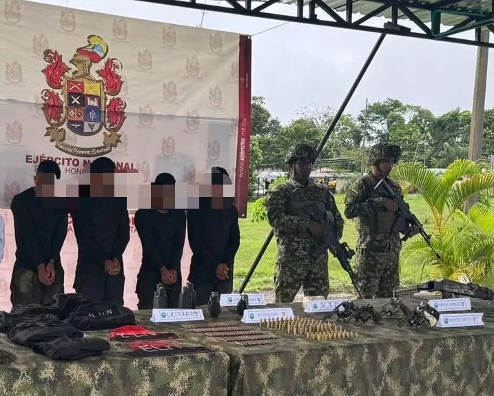 Contundente golpe al GAO ELN en Chocó: tropas del Ejército neutralizaron en operaciones militares a dos de sus integrantes y capturaron a cuatro más