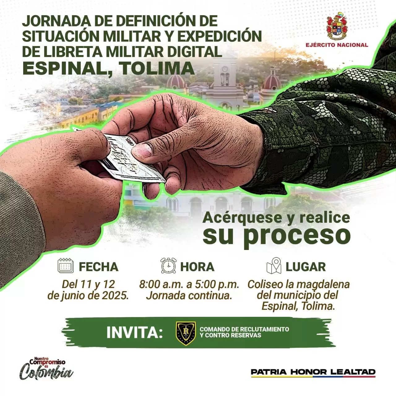 Jornada de definición en Espinal Tolima
