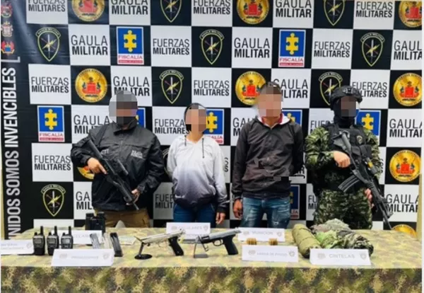 Ejército Nacional captura a dos presuntos integrantes del GAO Clan del Golfo en Pueblorrico, Antioquia