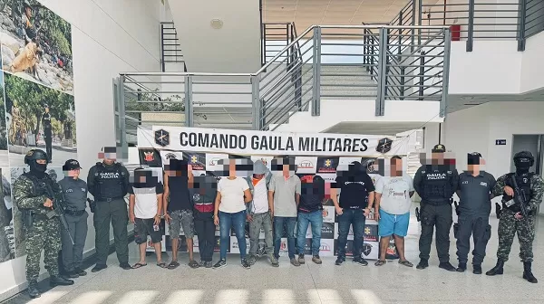 Capturados 9 presuntos integrantes del Clan del Golfo en una operación simultánea de la Fuerza Pública en el Cesar