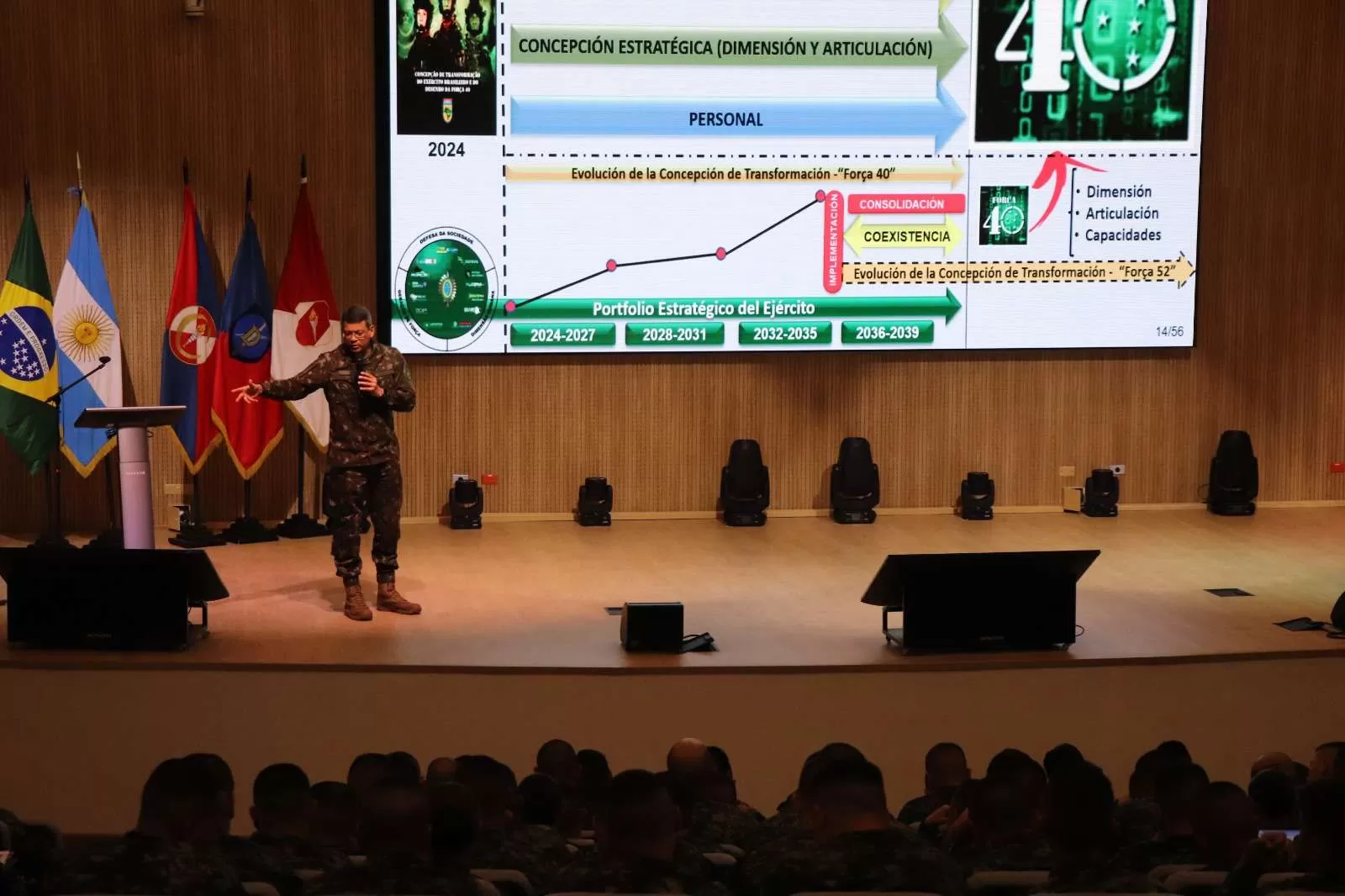 El Comando de Transformación del Ejército participó en el XIV Seminario Internacional de Armas Combinadas