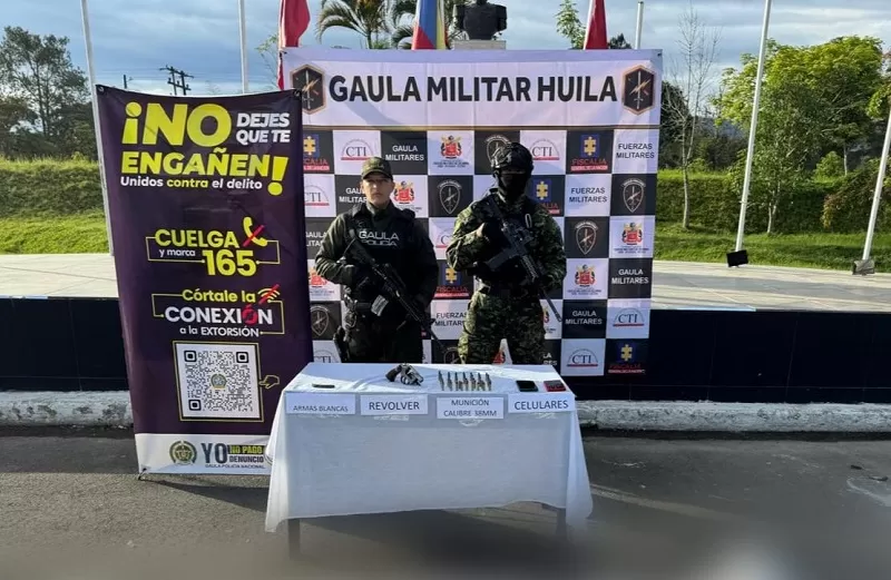 Neutralizadas actividades extorsivas en Oporapa, Huila