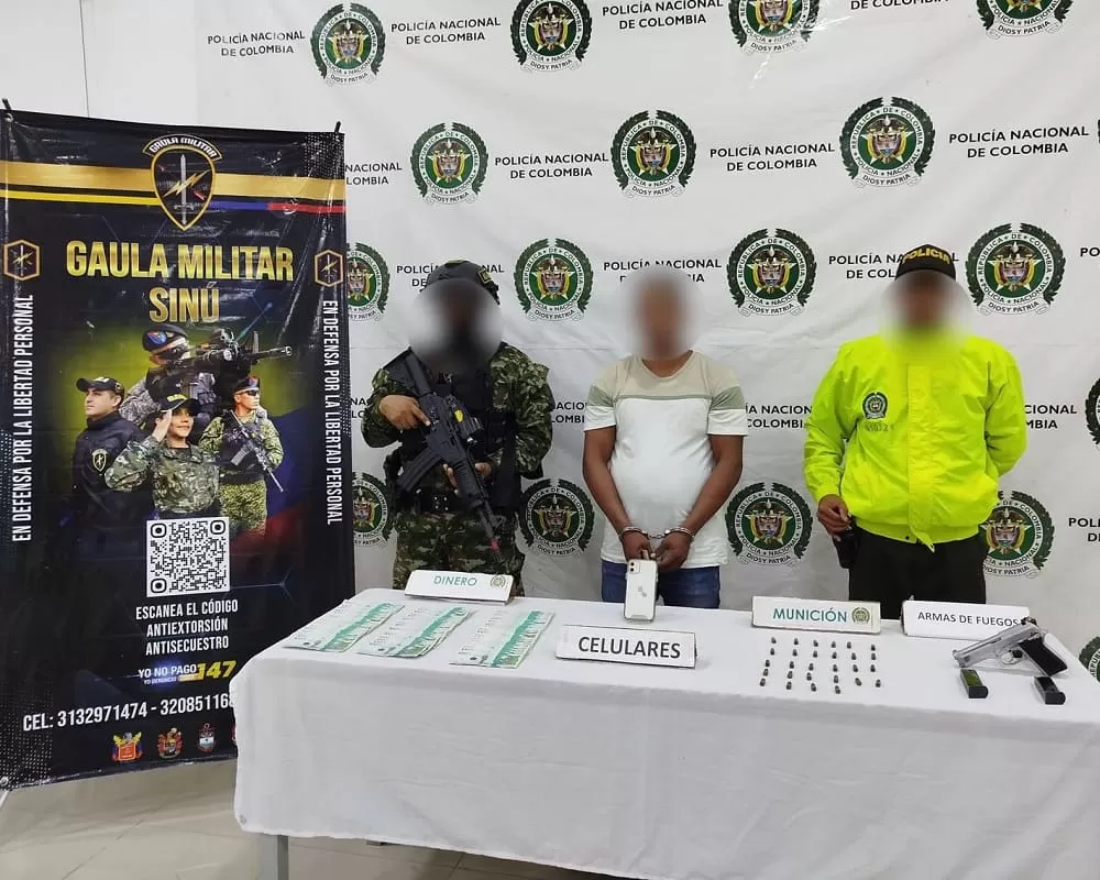 Capturado presunto cabecilla financiero del GAO Clan del Golfo en Planeta Rica, Córdoba