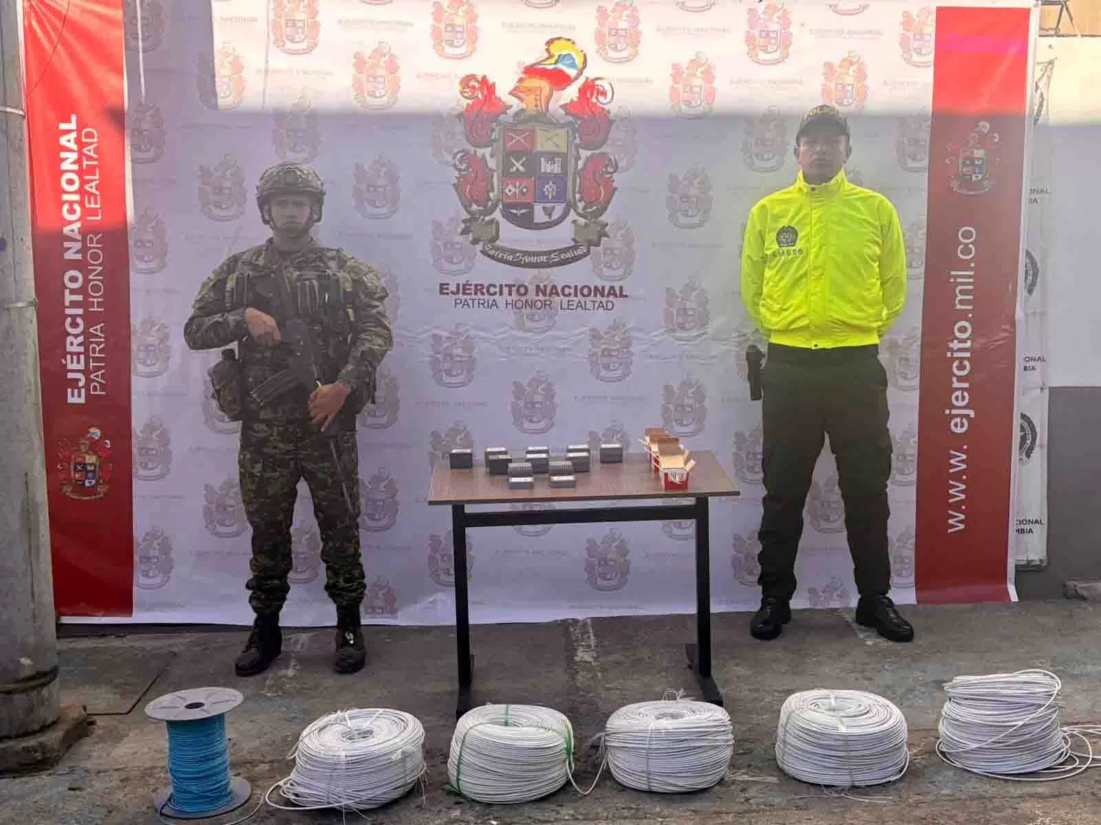 Con incautación de explosivos en Nariño, el Ejército Nacional frustra atentados que serían presuntamente perpetrados por el GAO Comuneros del Sur