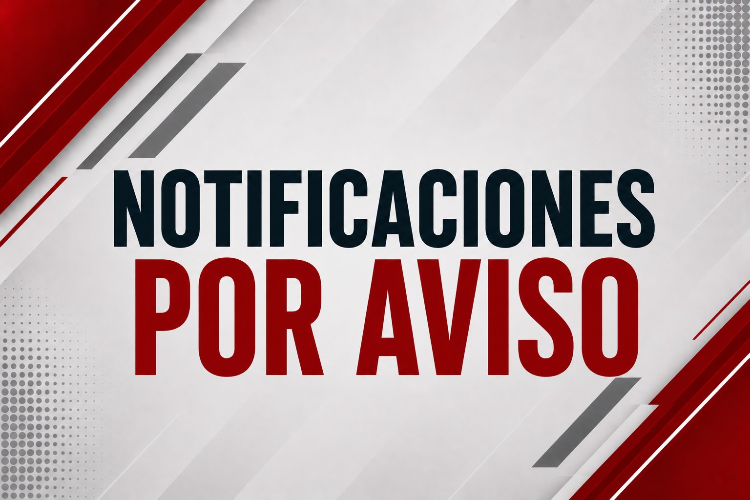 Notificaciones por Aviso del Comando de Personal