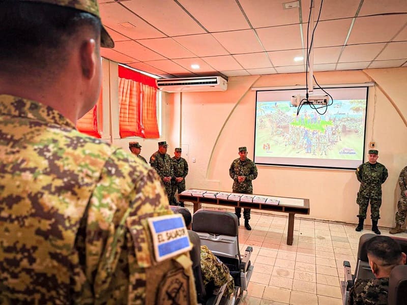 Ejército Nacional inicia en El Salvador instrucción especializada para fuerzas militares y policiales