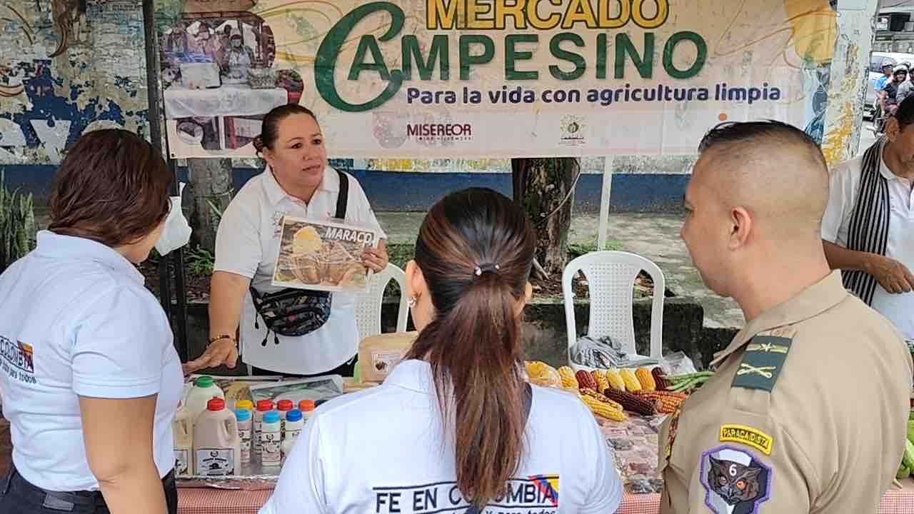 Segundo Mercado Campesino fortalece la economía rural con 30 productores en Caquetá