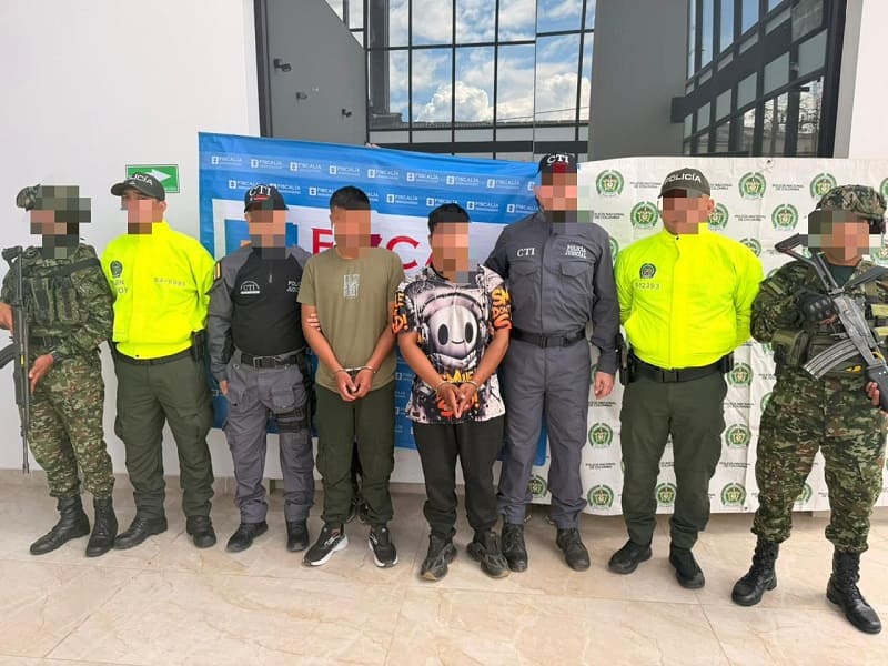 Capturadosdos presuntos explosivistas especializados en drones en Popayán, Cauca