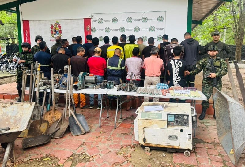 Ejército Nacional propina contundentes golpes contra la extracción ilegal  minera y el aprovechamiento ilícito de recursos naturales en Norte de Santander