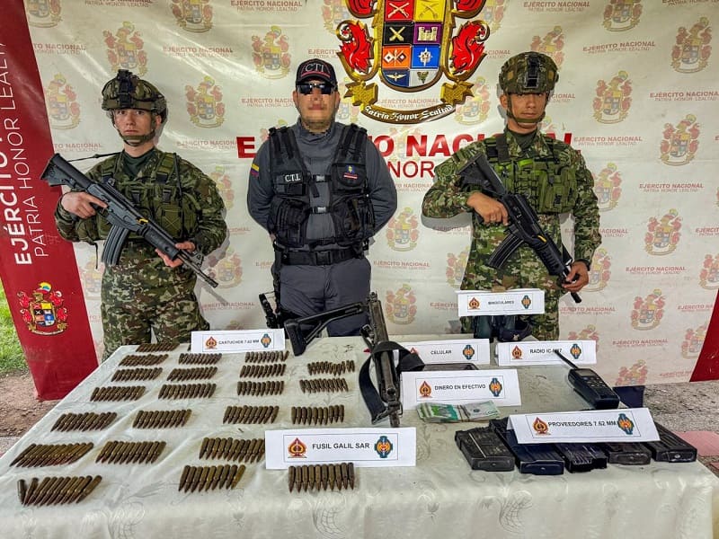 En Antioquia, Ejército neutraliza importante cabecilla de las disidencias de las FARC