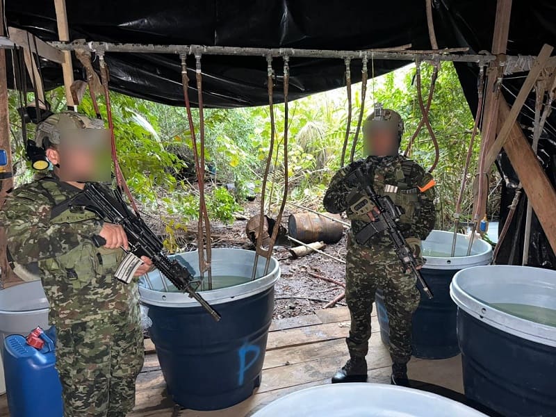 Ejército Nacional, Policía Nacional y DEA golpean red narcotraficante en Nariño tras incautar casi dos toneladas de cocaína