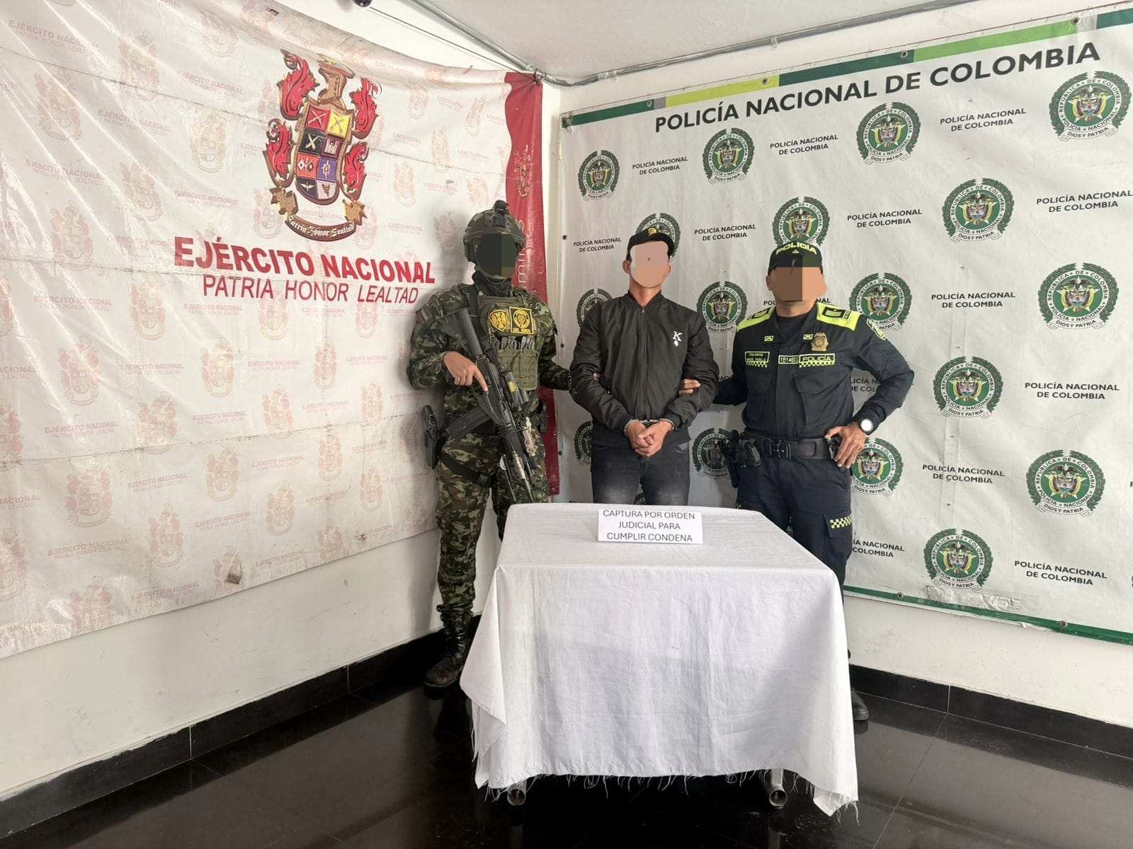 El Ejército Nacional y la Policía Nacional capturaron a alias Cirilo en el departamento de Risaralda