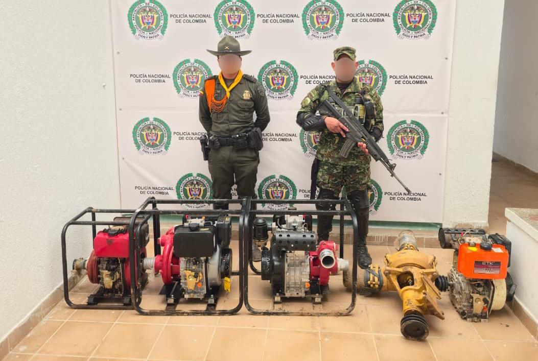 Ejército Nacional ubica y destruye una unidad de producción minera ilegal en zona rural de Coyaima, Tolima