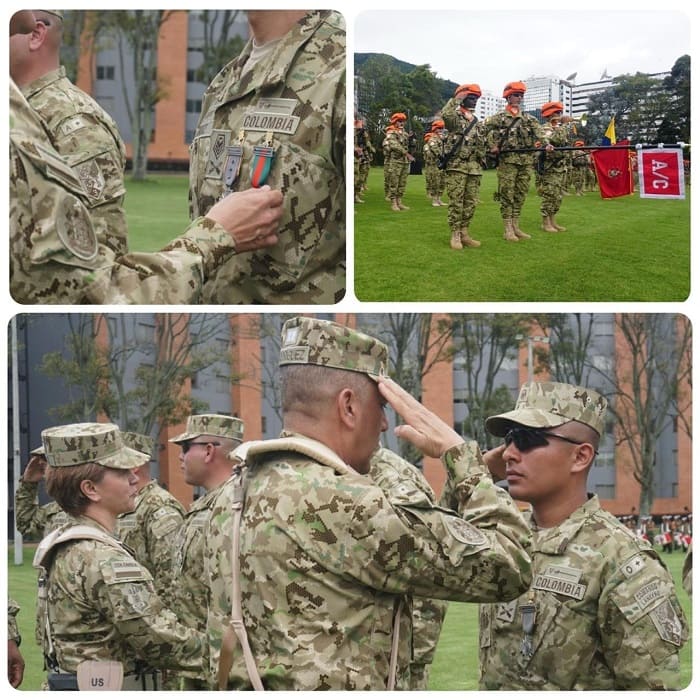 Ejército Nacional realizó ceremonia de relevo N.º 127 del  contingente que será desplegado a la península del Sinaí
