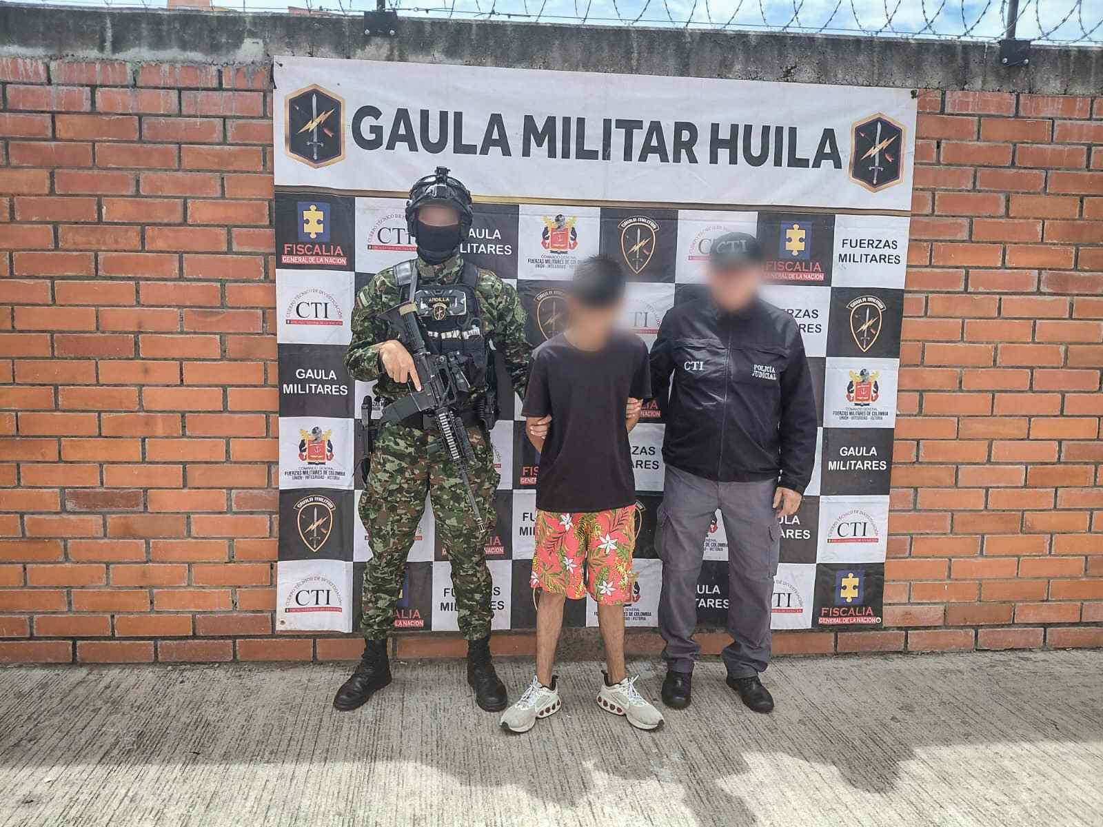 Capturado presunto integrante de Los Innombrables, por secuestro extorsivo y concierto para delinquir