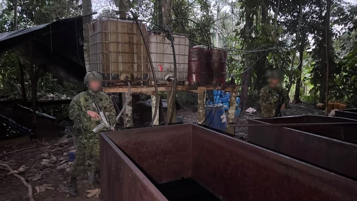 Más de 11 toneladas de permanganato de potasio incauta el Ejército Nacional en el Putumayo