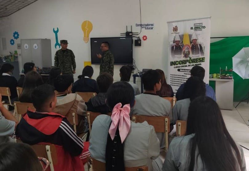 Ejército Nacional fortalece la orientación sobre definición de situación militar  a estudiantes de Boyacá