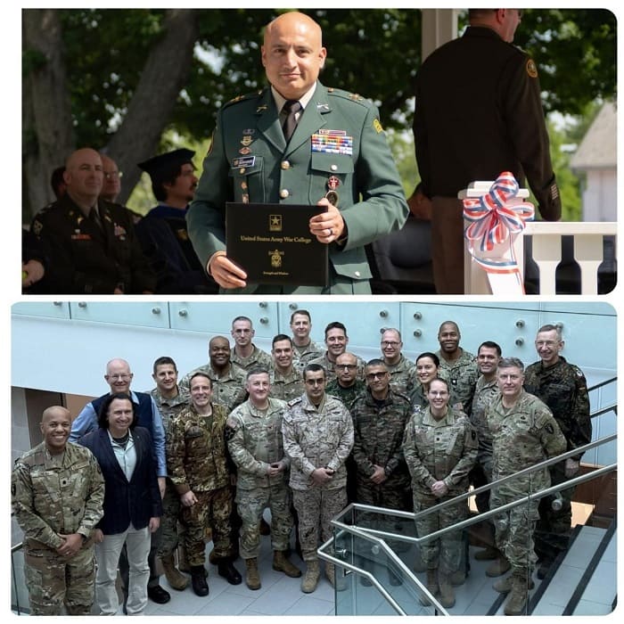 Orgullo nacional, un coronel colombiano se destaca en uno de los  escenarios académicos militares más exigentes del mundo